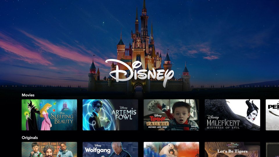 Το περιβάλλον της εφαρμογής Disney+ / Πηγή: Disney