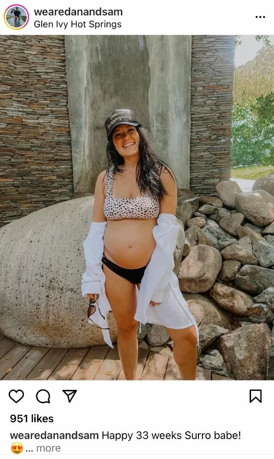 Η Mathews έγκυος