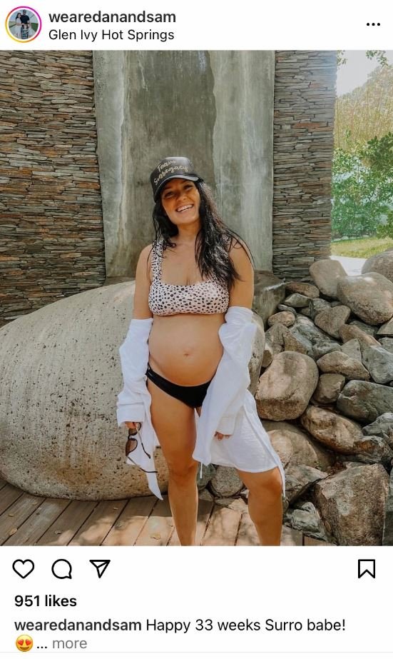 Η Mathews έγκυος