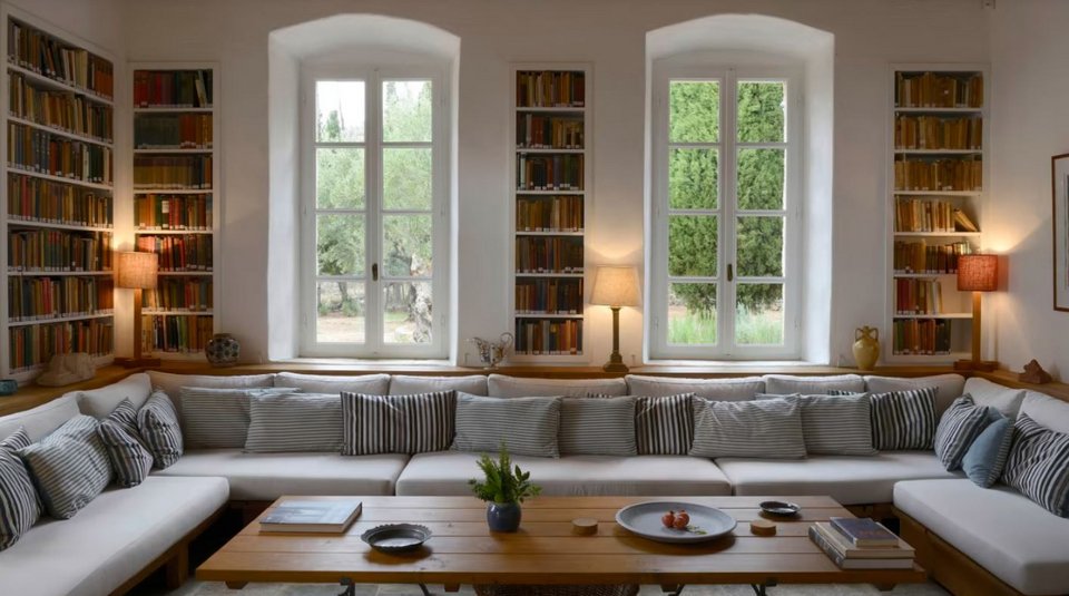 Στο σαλονι του σπιτιού