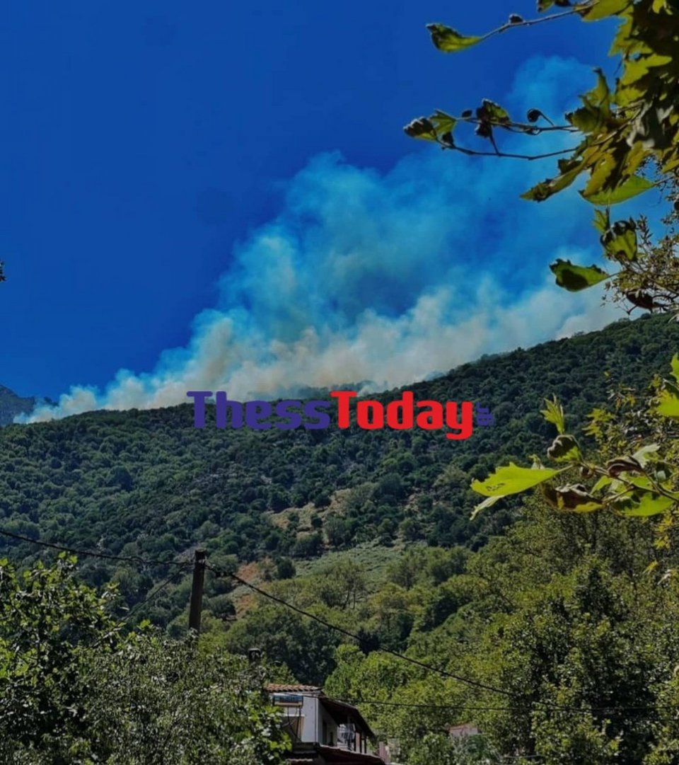 Φωτιά ξέσπασε σε δύσβατη περιοχή στη Σαμοθράκη / thesstoday.gr