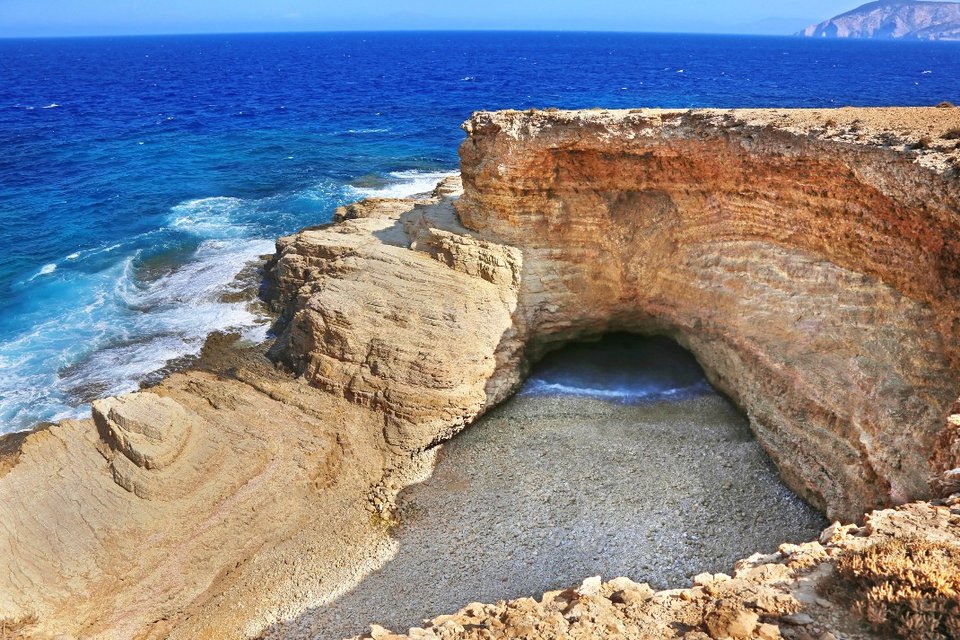 φυσικές πισίνες Γάλα Κουφονήσια