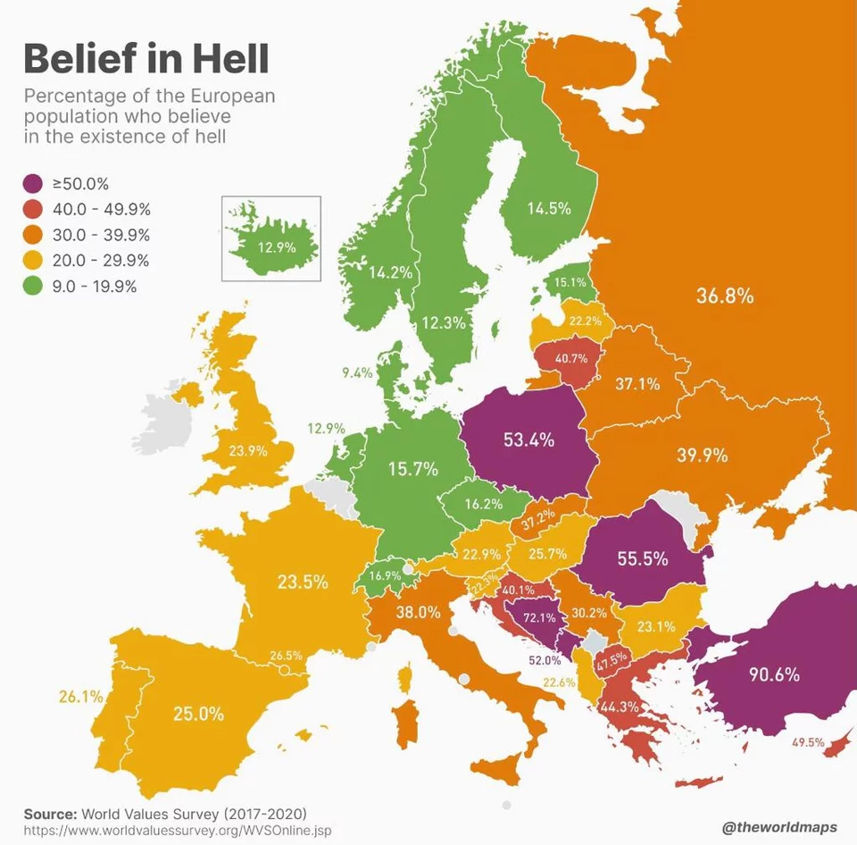 Πηγή: World Values Survey ( 2017 - 2020) 