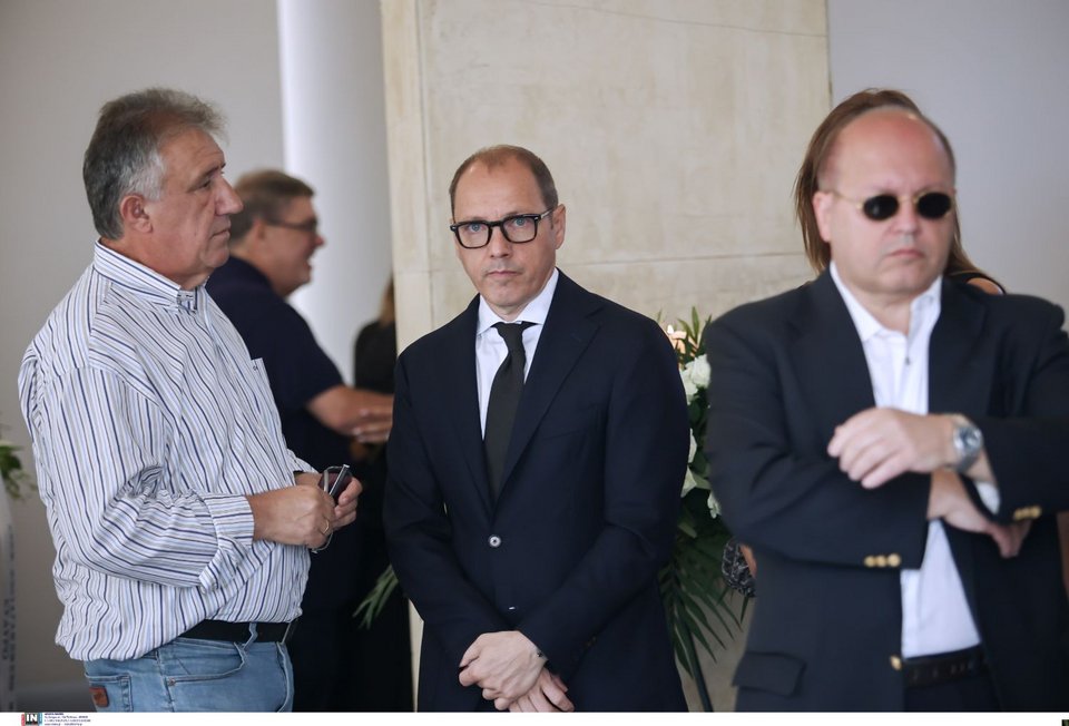 Ο Γιώργος Λακόπουλος με τον Ανδρέα Ψυχάρη
