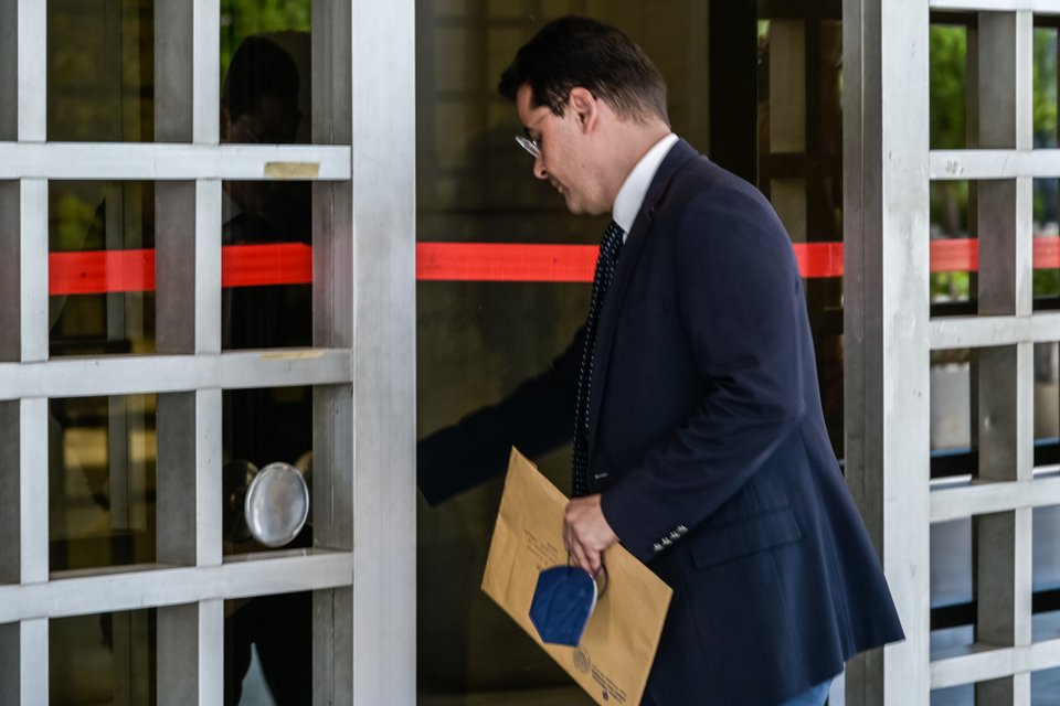 Στον εισαγγελέα του Αρείου Πάγου ο δημοσιογράφος Θανάσης Κουκάκης / EUROKINISSI