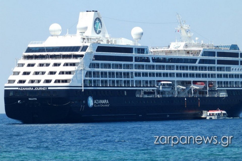 Το κρουαζιερόπλοιο Azamara Journey στα Χανιά / zarpanews.gr
