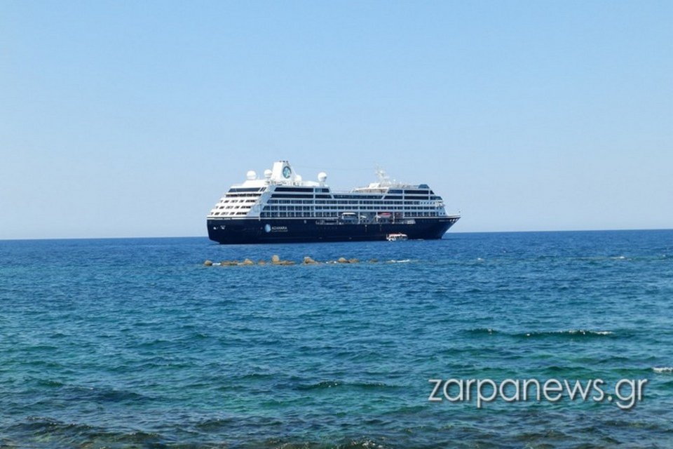 Το κρουαζιερόπλοιο Azamara Journey στα Χανιά / zarpanews.gr