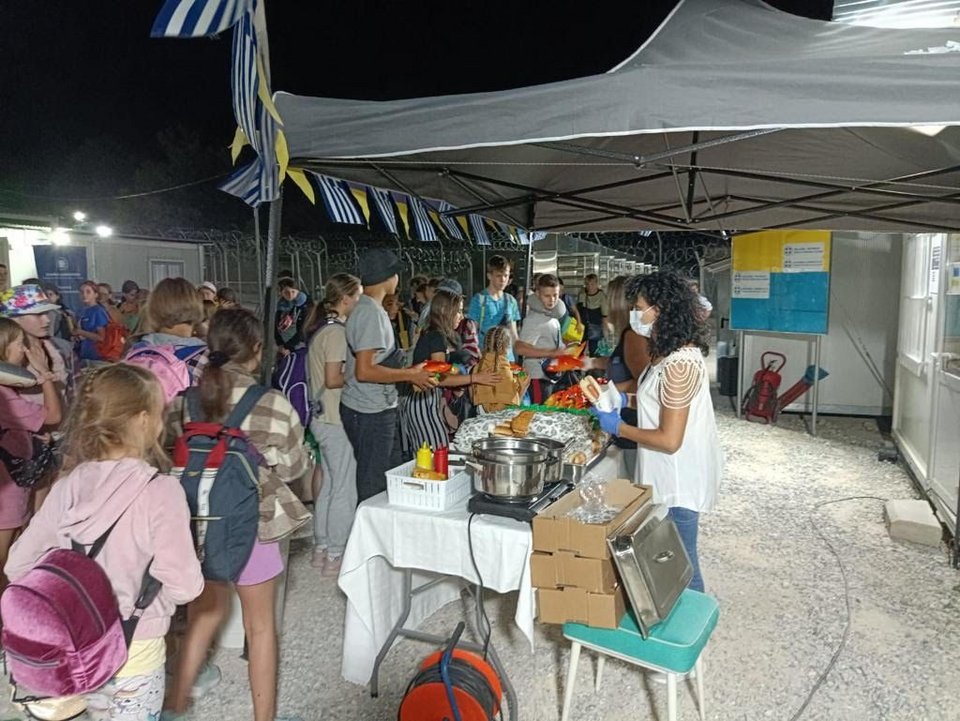 Δεύτερο γκρουπ στη δομή Σιντικής, στις 11 Αυγούστου 2022 / Πηγή: υπ. Μετανάστευσης και Ασύλου