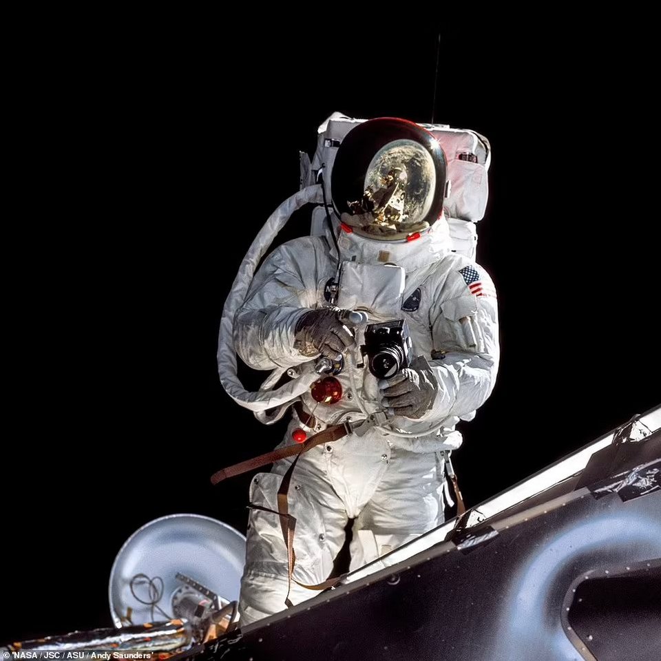 Ο Ντέιβιντ Σκοτ στο «Apollo 9» / Φωτογραφία: NASA - Άντι Σάντερς