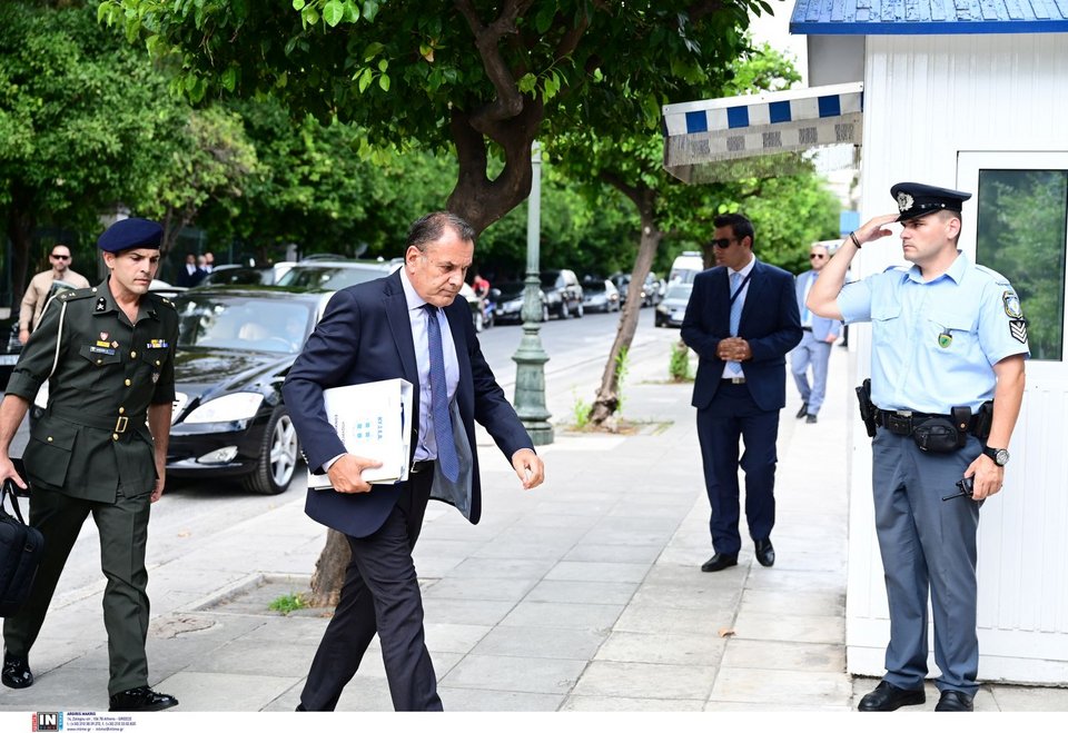 Ο υπουργός Εθνικής Άμυνας, Νίκος Παναγιωτόπουλος / Φωτογραφία: INTIME