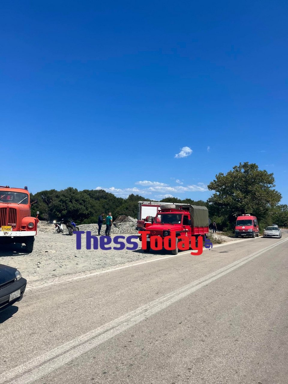 Φωτιά ξέσπασε σε δύσβατη περιοχή στη Σαμοθράκη / thesstoday.gr