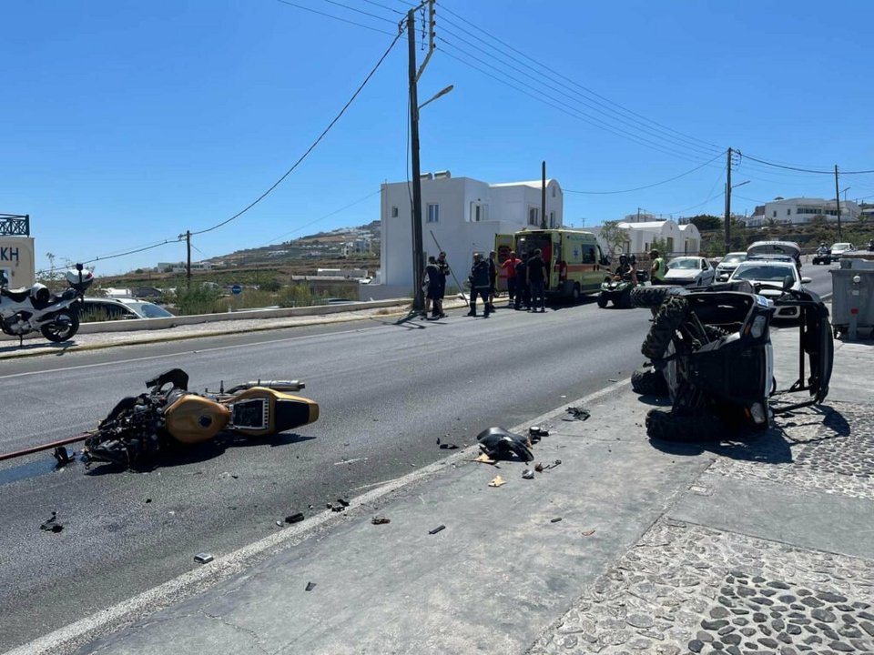 Σαντορίνη, τροχαίο