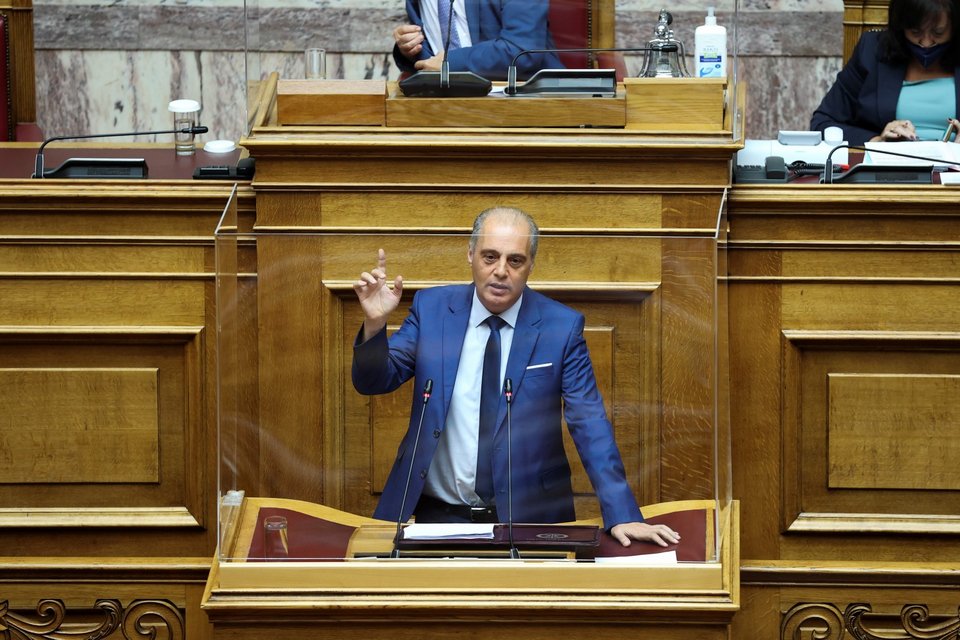 Βελόπουλος: Και τα τρία κόμματα μετέτρεψαν την ΕΥΠ σε εργαλείο παρακολούθησης των αντιπάλων τους / Φωτογραφία: Aris Oikonomou / SOOC