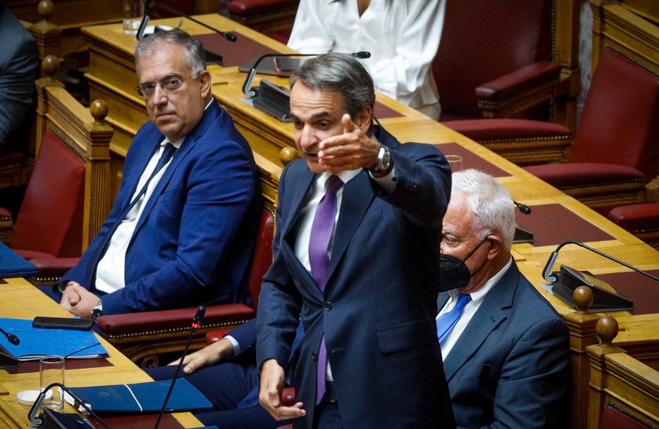 Ο Κυριάκος Μητσοτάκης / Φωτογραφία: ΓΙΩΡΓΟΣ ΚΟΝΤΑΡΙΝΗΣ-EYROKINISSI