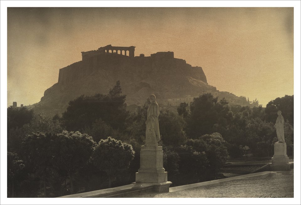 Φρεντ Μπουασονά (1858-1946) Η Ακρόπολη το σούρουπο, περ. 1907 ©Τρικόγλειος Βιβλιοθήκη-Ευγενική παραχώρηση της Βιβλιοθήκης και του Κέντρου Πληροφόρησης ΑΠΘ