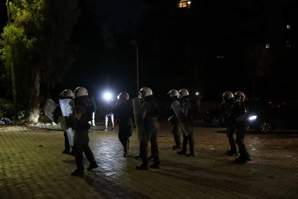 Μικροεπεισόδια στου Ζωγράφου, στη συγκέντρωση κατά της Πανεπιστημιακής Αστυνομίας