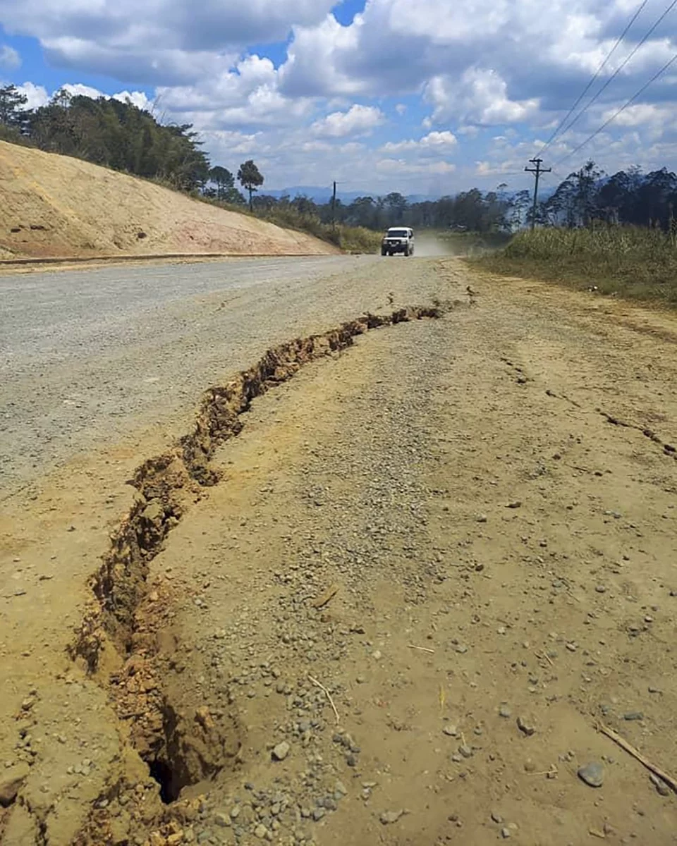 Καταστροφές από τον ισχυρό σεισμό στην Παπούα Νέα Γουινέα / Φωτογραφίες: AP