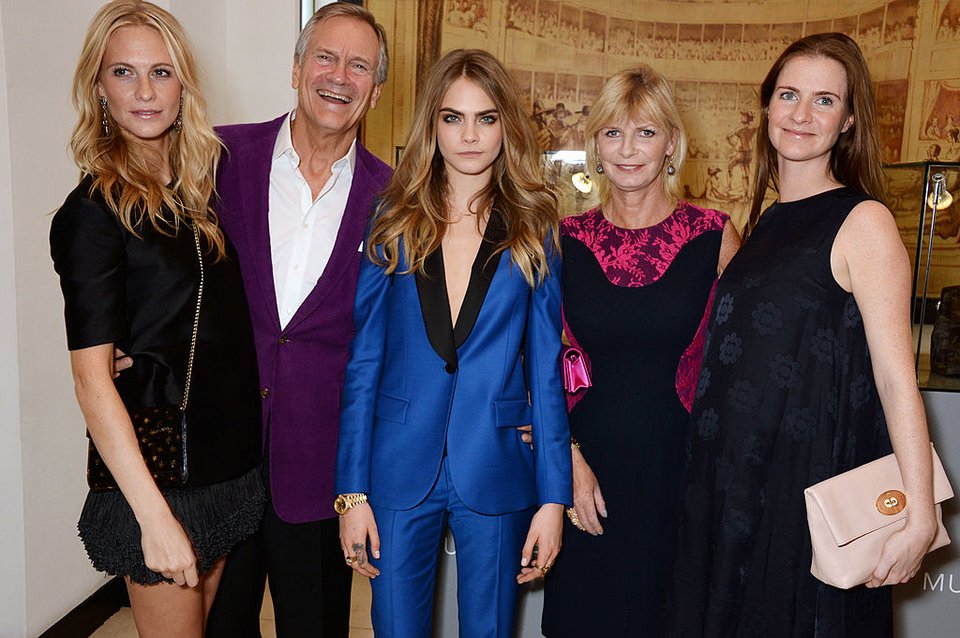 Η Poppy Delevingne, ο Charles Delevingne, η Cara Delevingne, η Pandora Delevingne και η Chloe Delevingne