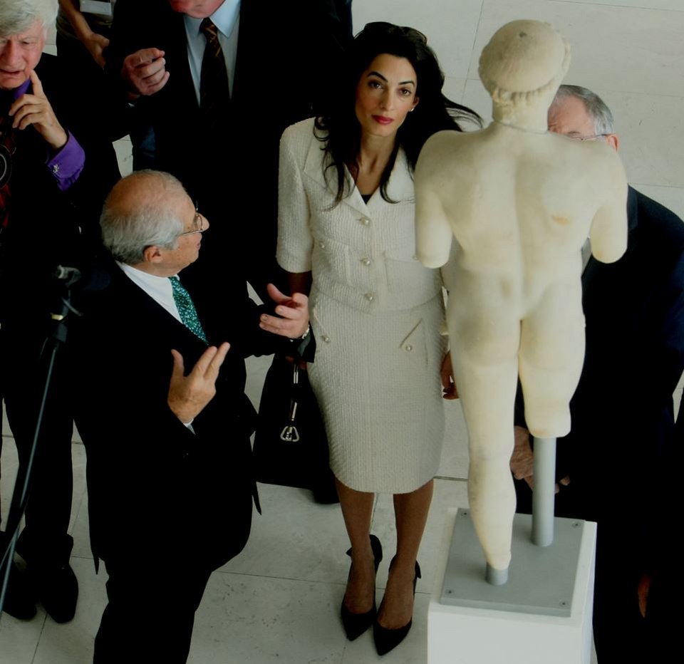 Mε την Αμάλ Κλούνεϊ, το 2014 / Eurokinissi, Tατιάνα Μπόλαρη