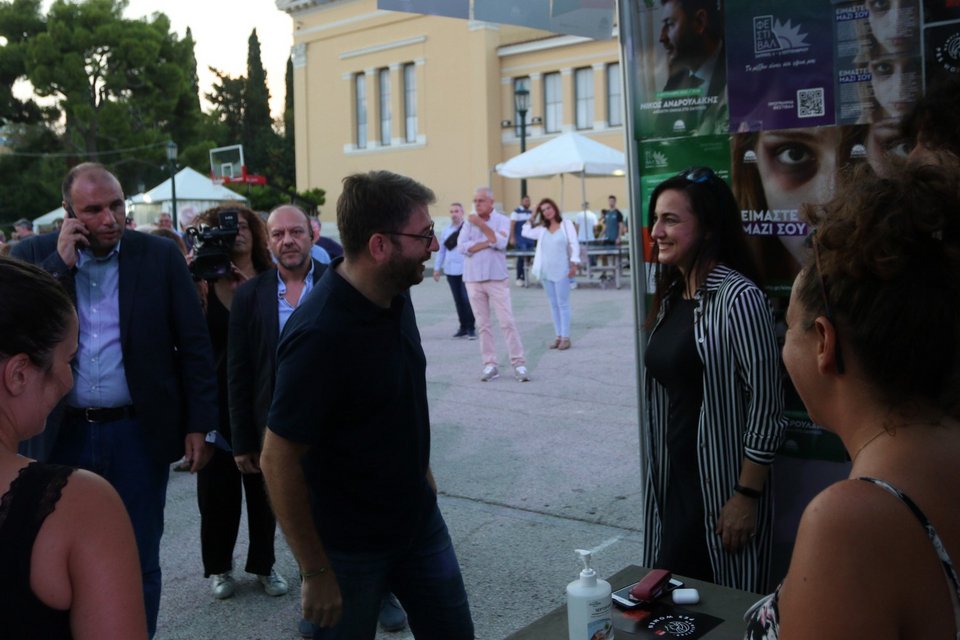 Ο Νίκος Ανδρουλάκης στο Ζάππειο / Φωτογραφία: ΧΡΗΣΤΟΣ ΜΠΟΝΗΣ/Eurokinissi