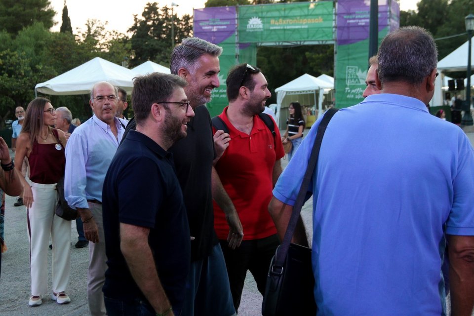 Ο Νίκος Ανδρουλάκης στο Ζάππειο / Φωτογραφία: ΧΡΗΣΤΟΣ ΜΠΟΝΗΣ/Eurokinissi