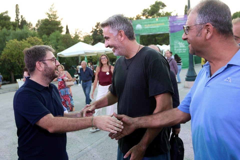 Ο Νίκος Ανδρουλάκης στο Ζάππειο / Φωτογραφία: ΧΡΗΣΤΟΣ ΜΠΟΝΗΣ/Eurokinissi
