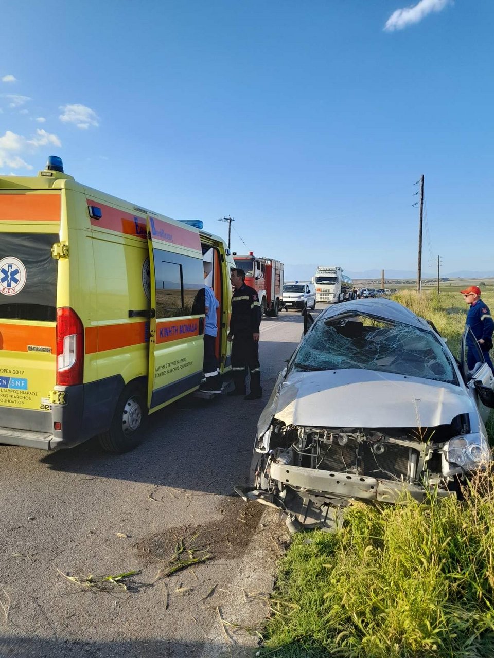 Λάρισα: Σοβαρό τροχαίο με εμπλεκόμενους ποδοσφαιριστές
