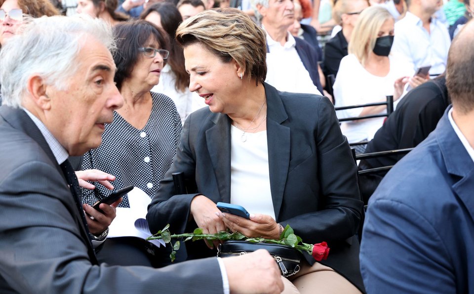 Η γραμματέας της κοινοβουλευτικής ομάδας του ΣΥΡΙΖΑ, Όλγα Γεροβασίλη / Φωτογραφία: NDPPHOTO-ΠΕΤΡΟΣ ΝΙΚΟΛΑΡΕΑΣ