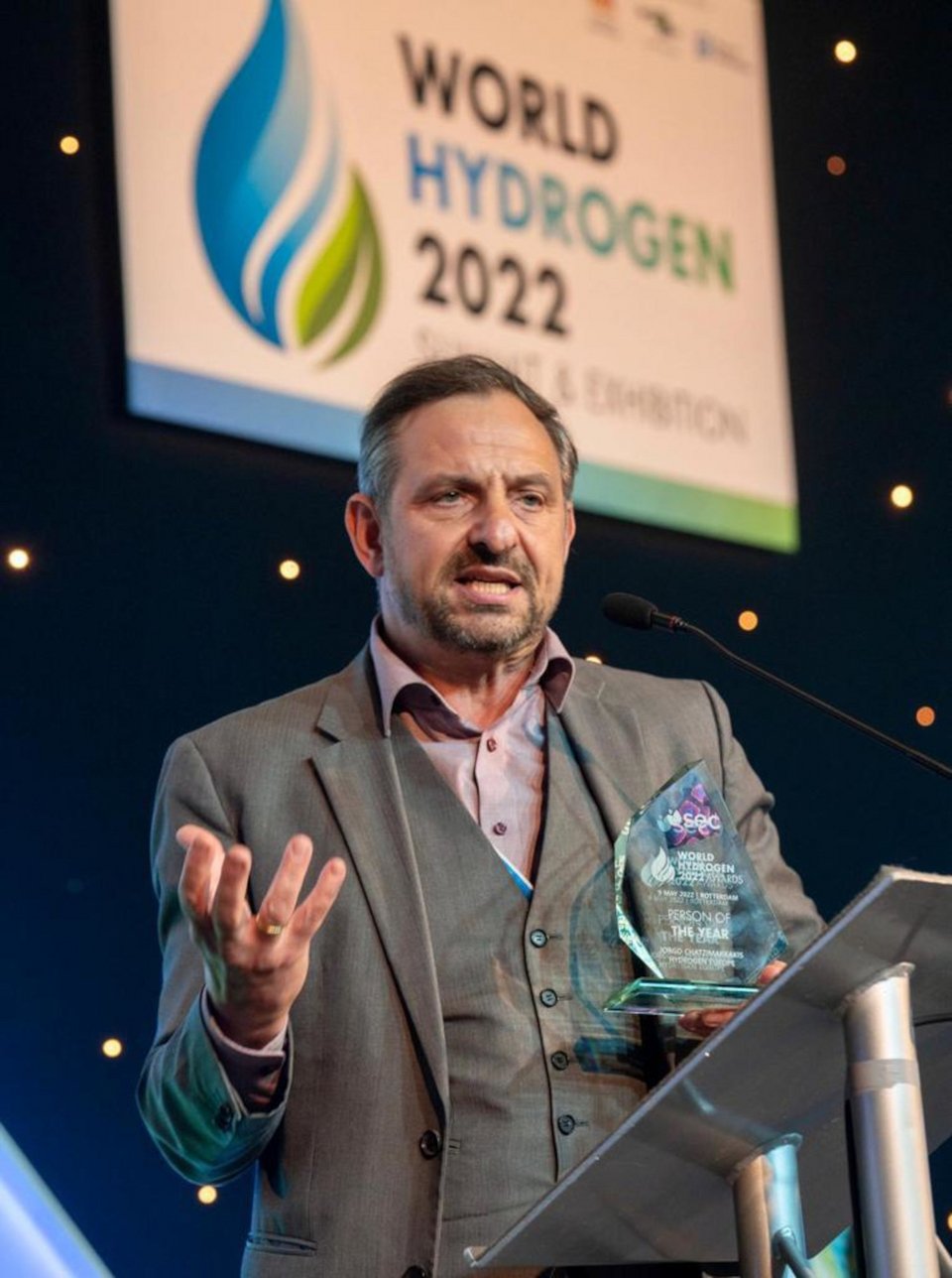 Ο διευθύνων σύμβουλος της Hydrogen Europe, Γιώργος Χατζημαρκάκης