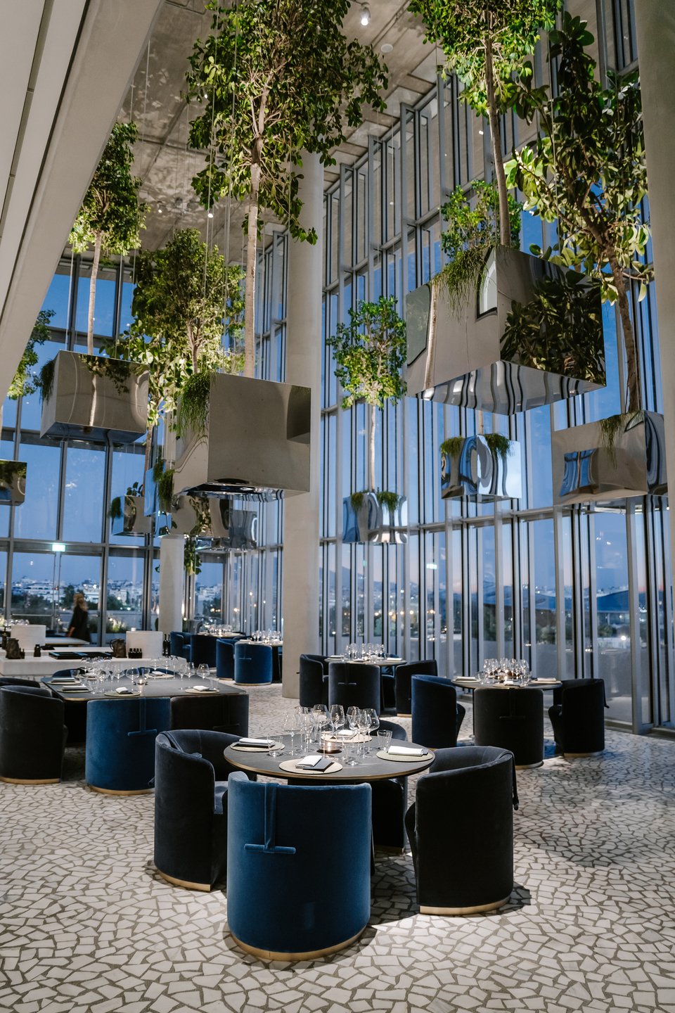 Η σάλα του εστιατορίου Delta Restaurant. 