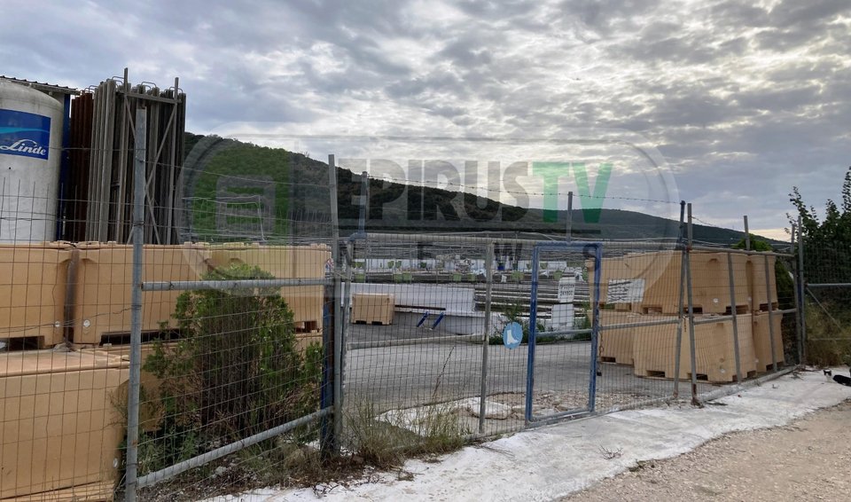 Η μονάδα εκτροφής πέστροφας στην Πρέβεζα όπου έγινε η φονική έκρηξη -Φωτογραφία: Epirustv