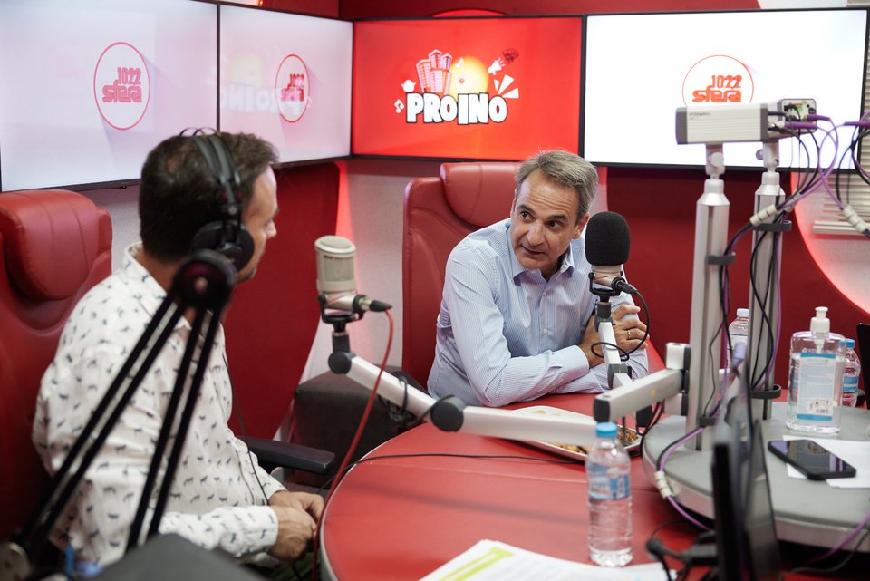 Ο Γιώργος Λιανός με τον πρωθυπουργό Κυριάκο Μητσοτάκη