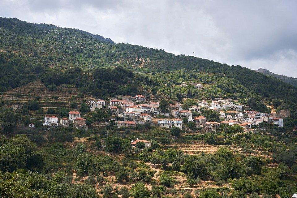ορεινά χωριά Καστανιά ταξίδι