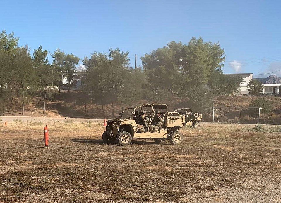 Εκπαίδευση στα οχήματα ειδικών αποστολών Polaris MRZR