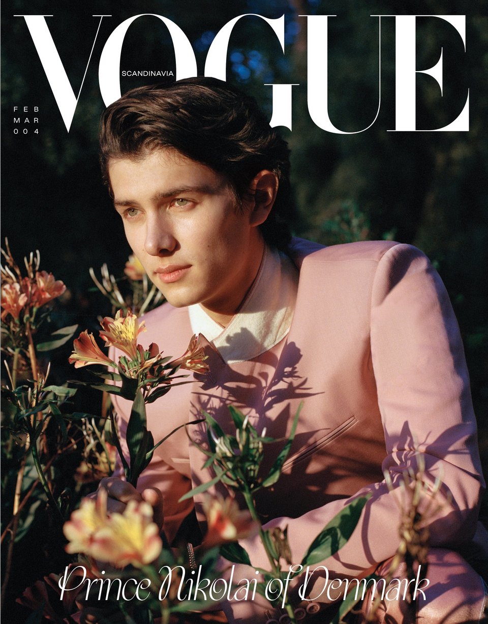 Ο πρίγκιπας Νικολάι σε εξώφυλλο της Vogue