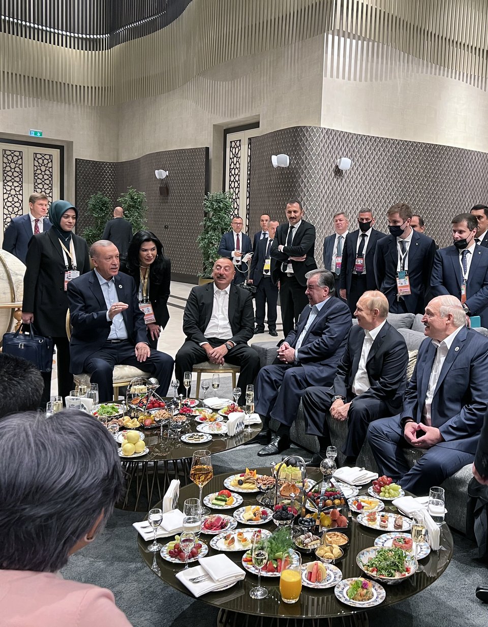 Πηγαδάκι Ερντογάν, Πούτιν, Λουκασένκo στο Ουζμπεκιστάν