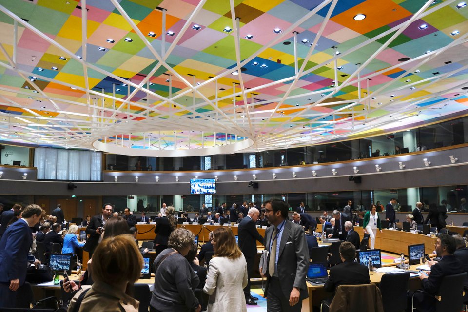 Στιγμιότυπο από παλιότερη σύνοδο αξιωματούχων της ΕΕ