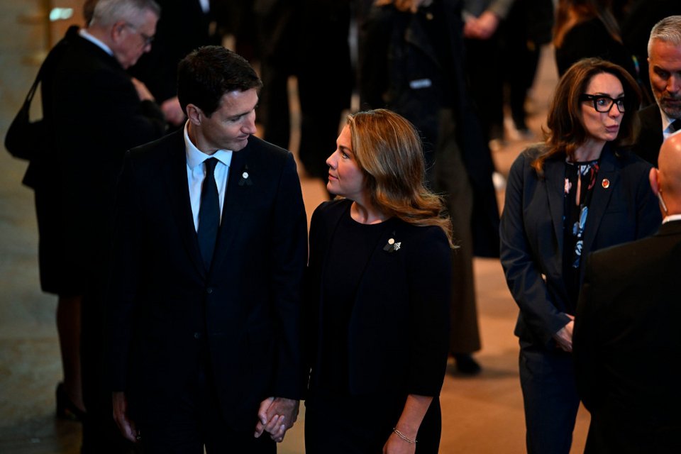 O πρωθυπουργός του Καναδά, Τζάστιν Τριντό με τη σύζυγό του