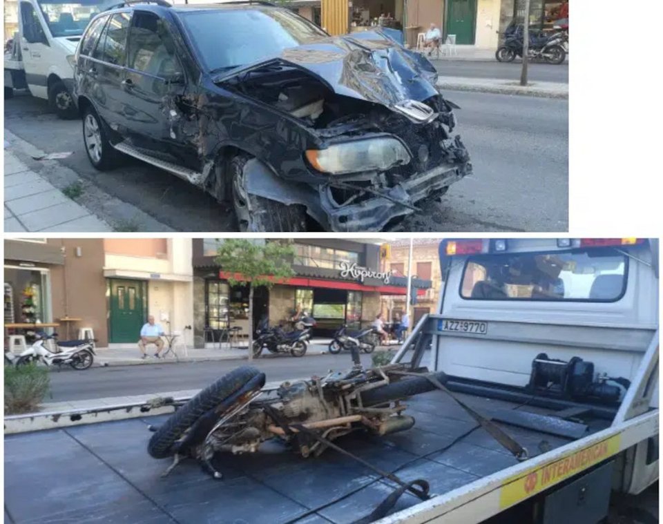 Το σημείο όπου έχασε τη ζωή του ο 42χρονος δικυκλιστής / pelop.gr