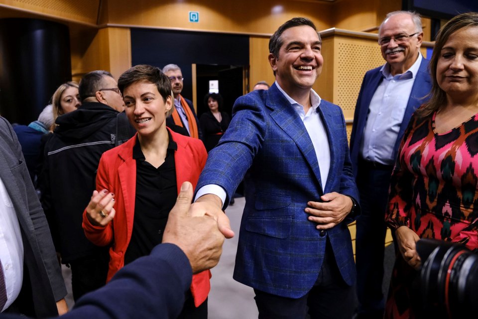 Ο Αλέξης Τσίπρας στην εκδήλωση στο Ευρωκοινοβούλιο για τον Μανώλη Γλέζο / Φωτογραφία: Alexandros Michailidis / SOOC