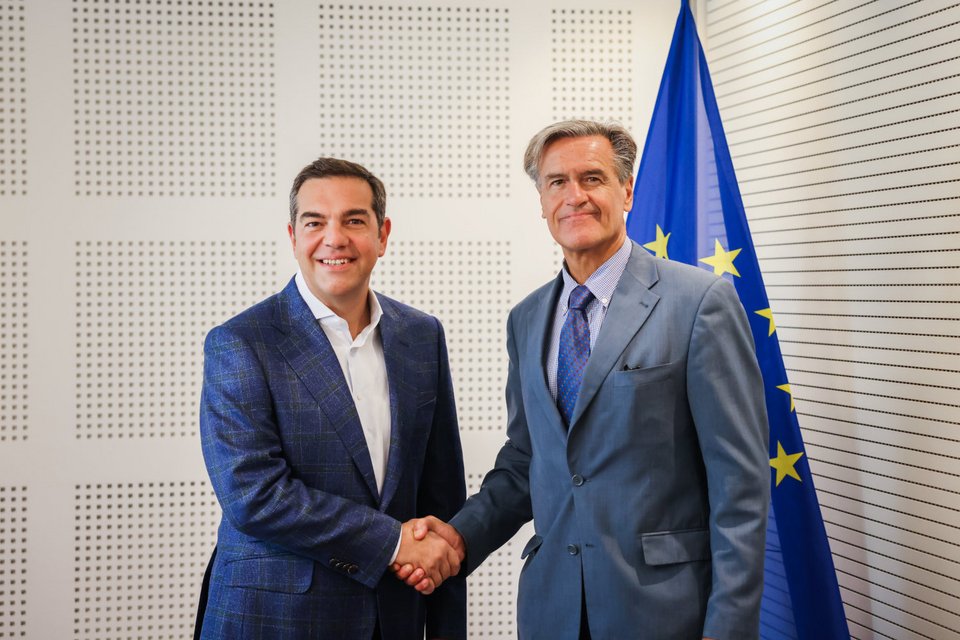 Ο πρόεδρος του ΣΥΡΙΖΑ-ΠΣ με τον Χουάν Λόπεζ Αγκιλάρ / Φωτογραφία: Γραφείο Τύπου ΣΥΡΙΖΑ