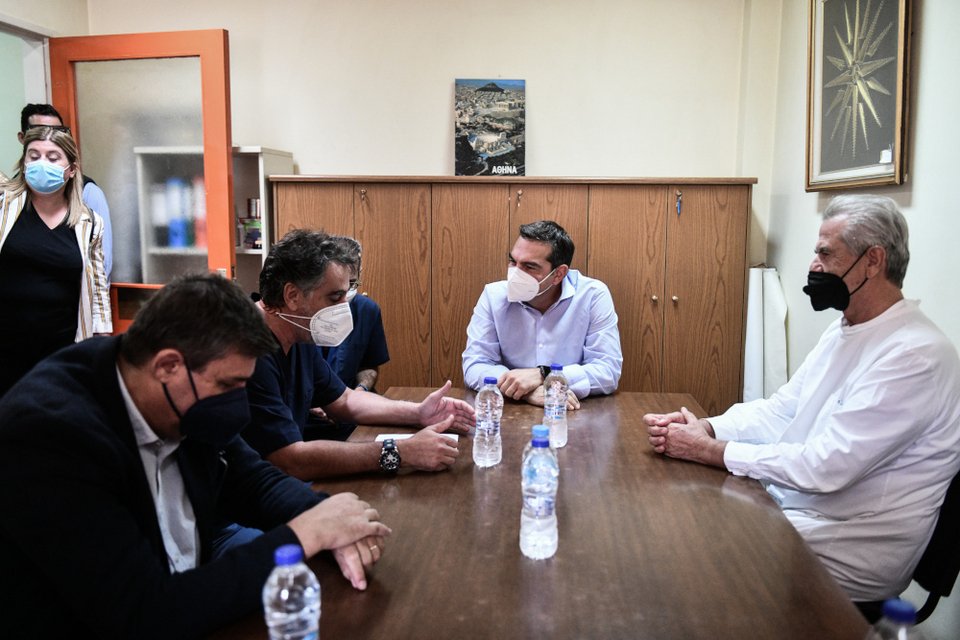 Επίσκεψη του Αλέξη Τσίπρα στο Παίδων «Αγία Σοφία» / EUROKINISSI