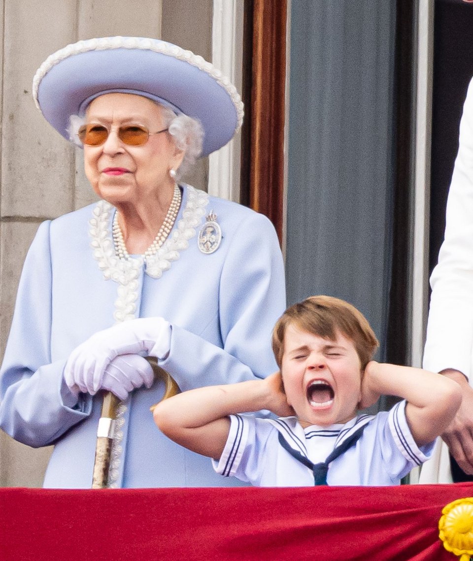 Βασίλισσα Ελισάβετ πριίγκιπας Λούις στο Trooping the colour