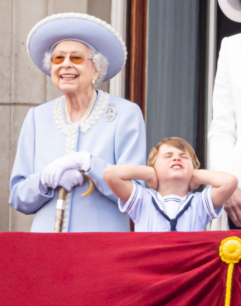 Βασίλισσα Ελισάβετ πριίγκιπας Λούις στο Trooping the colour