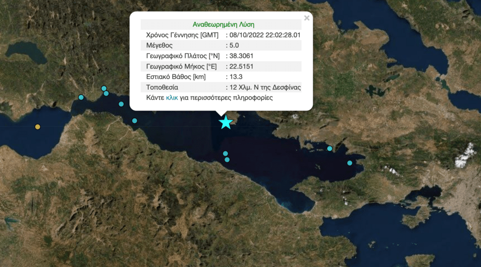 Η εκτίμηση του Γεωδυναμικού Ιντσιτούτου