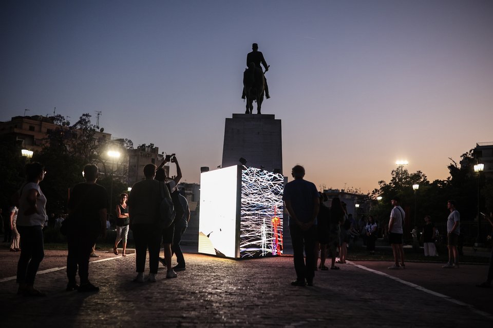 Η έκθεση Πλάσματα στο Πεδίον του Αρεως. Σύμφωνα με στοιχεία του Ιδρύματος Ωνάση, οι επισκέπτες ξεπέρασαν το ένα εκατομμύριο / SOOC / Αρης Οικονόμου