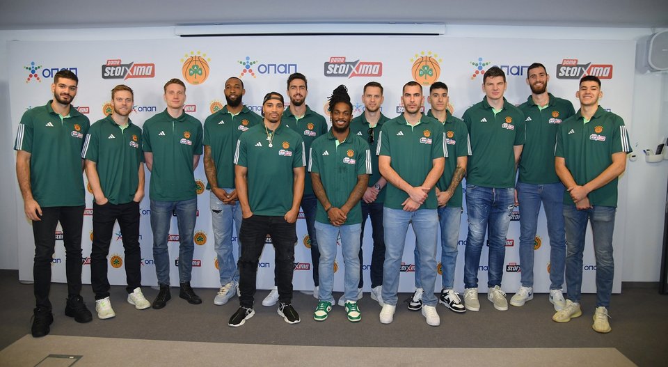 Η ομάδα της ΚΑΕ Παναθηναϊκός 