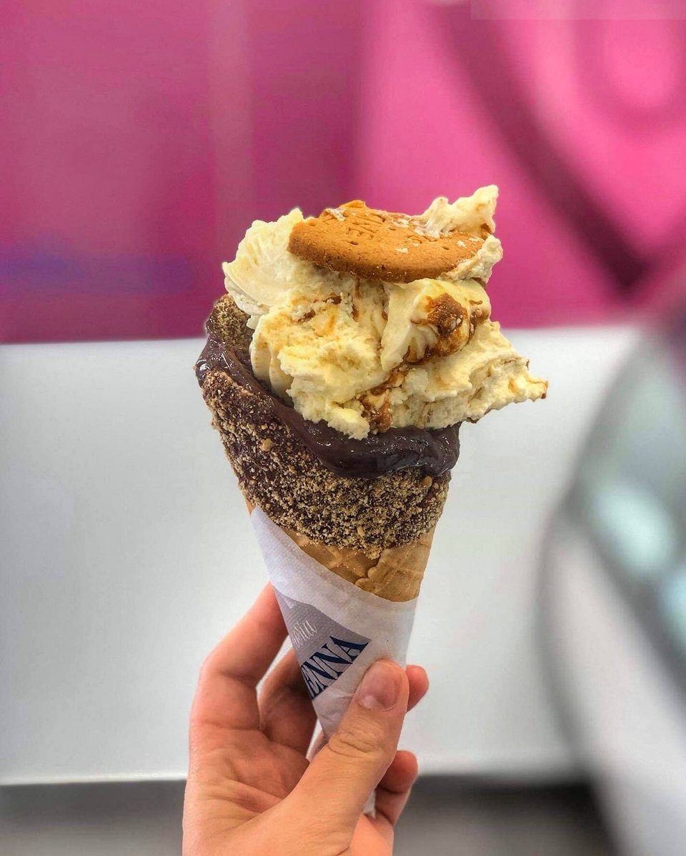 Το Cremeria Vienna έκανε τη Χίλντα Παπαδημητρίου να αγαπήσει το παγωτό / Φωτογραφία: Cremeria Vienna Nea Smirni/Facebook