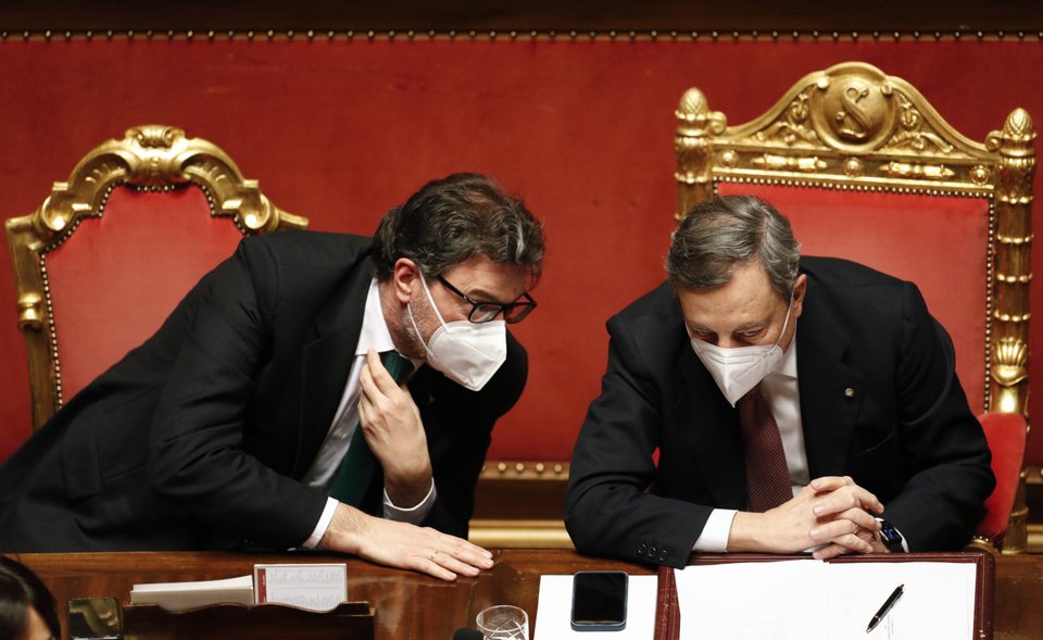 Ο Τζανκάρλο Τζορτζέτι χρημάτισε υπουργός Ανάπτυξης στην κυβέρνηση του φίλου του, Μάριο Ντράγκι