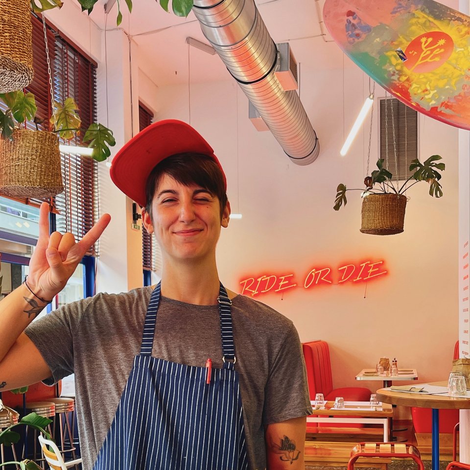 H Nαταλί Τζέμη, head baker του Joshua Tree Cafe